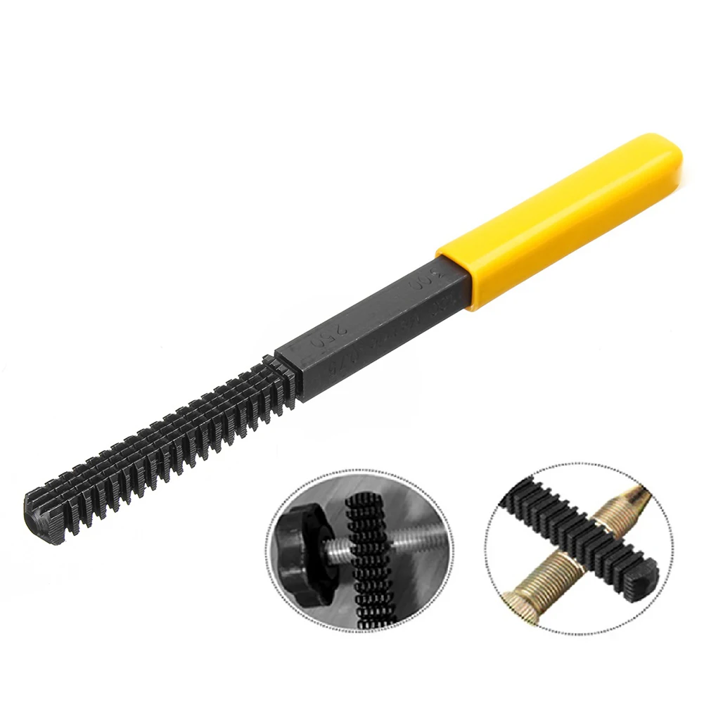 

Mini Damaged Screw Thread Teeth File Professional Mechanics Bicycle Restore Tool Damaged Threads Repairing Tools