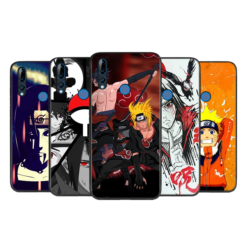 Наруто и Какаси из аниме силиконовый мягкий черный чехол для Honor 9 10 X10 9A 9C 9S 9N 10i 10X 9X