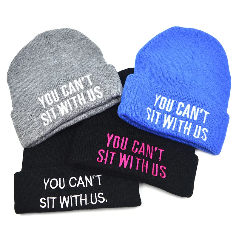 Вязаная шапка унисекс для взрослых женская вязанные шапочки с вышивкой зимняя