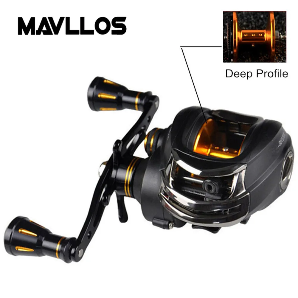 Магнитная центробежная тормозная катушка Mavllos для заброса приманки 16