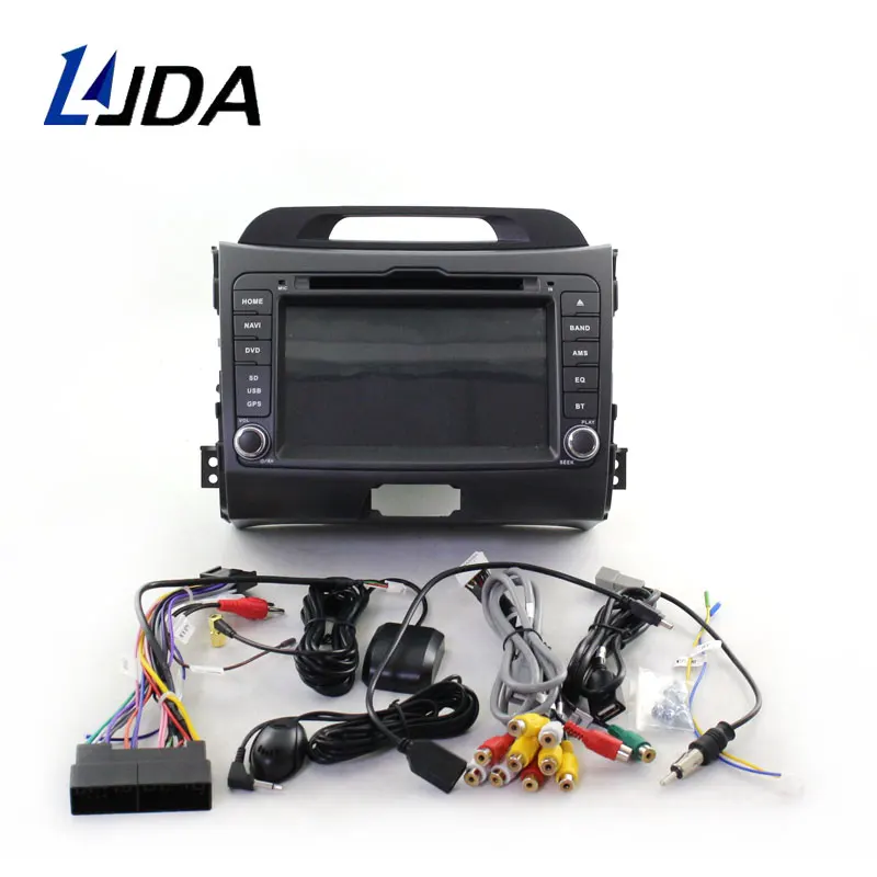 LJDA Android 10 автомобильный dvd-плеер для KIA Sportage 3 2010-2012 2013 015 gps навигация 2 Din Автомобильный радио мультимедиа wifi стерео