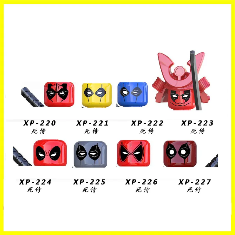 

Superheroes Mini Figures Blocks Deadpool Bricks Toy's Building Blocks Diy Assembled Model Educational Toys Gifts for Kids