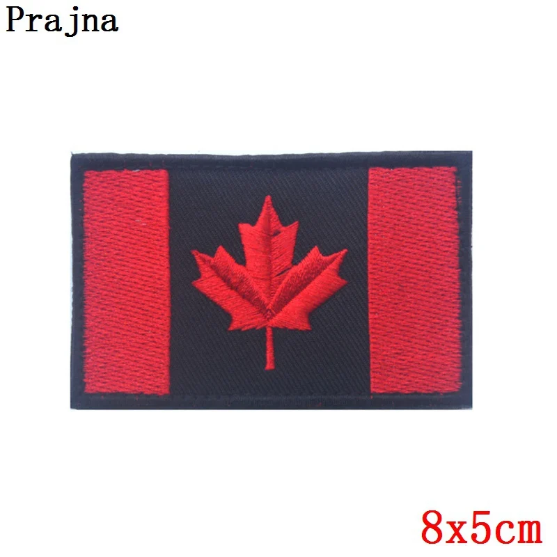 Вышитая ткань Канада липучка флаг Квебек патч армейская тактическая форма