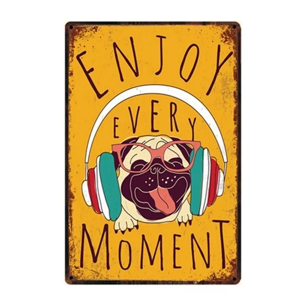 

Love Pets Beware Of The Dog Gordon Setter Metal Sign Tin Poster Home Decor Bar Wall Art Painting