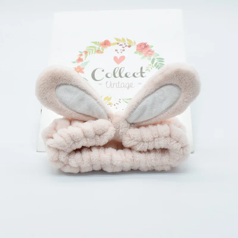 

1PCS Cute Splicing Hair Holder Hairbands Fleece Bow Animal Ears Headband For Women Girls Turban Fashion Hair Accessories