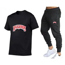 Hot-Selling Summer T-Shirt Pants Set Casual Brand Fitness Jogger Pants T Shirt Hip Hop Fashion Mens Tracksuits