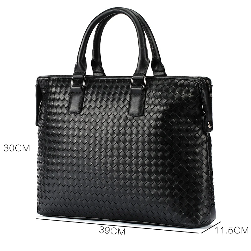 Youda Новый ручной работы плетеный портфель модная однотонная сумка на плечо