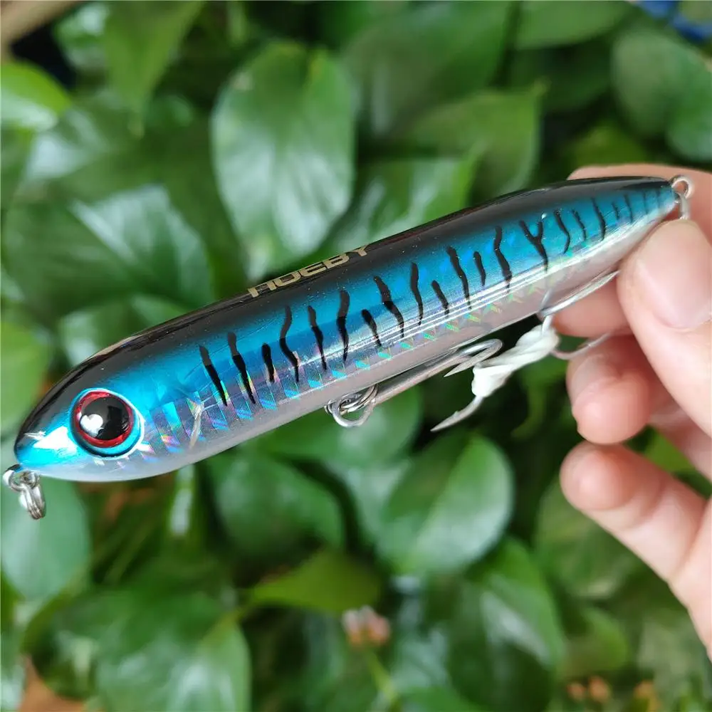 

90mm 12.5g Top Water Pencil Leurres Artificial Fishing Lures Hard Bait NBL9074 for bass wobblers