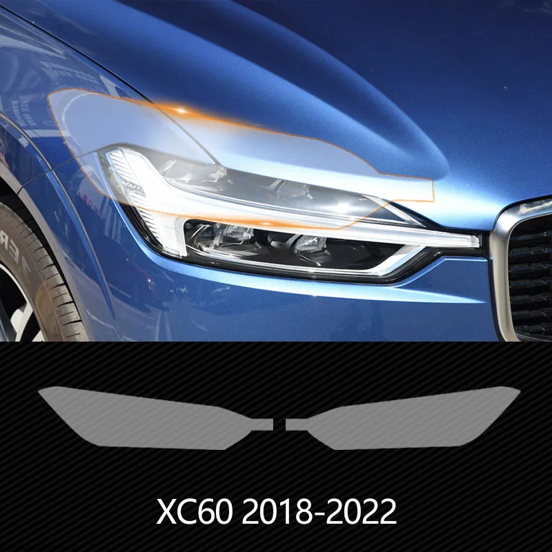 

AIRSPEED 2 шт для Volvo XC60 XC90 XC40 V90 V60 S60 S90 аксессуары ТПУ специальная автомобильная фара защитная пленка наклейка на фару