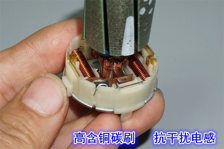 38 мм 7 полюсный ротора угольные щетки двигателя постоянного тока 5V 12V 9700 об/мин с