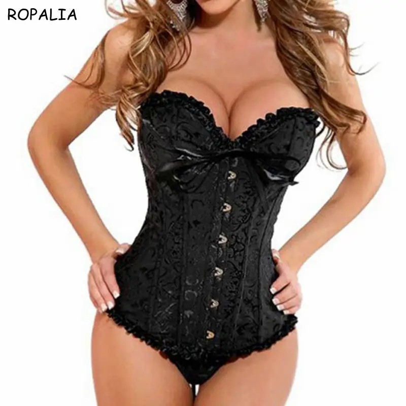 Для женщин сексуальные корсеты и бюстье корсет с вышивкой топ из кареточной