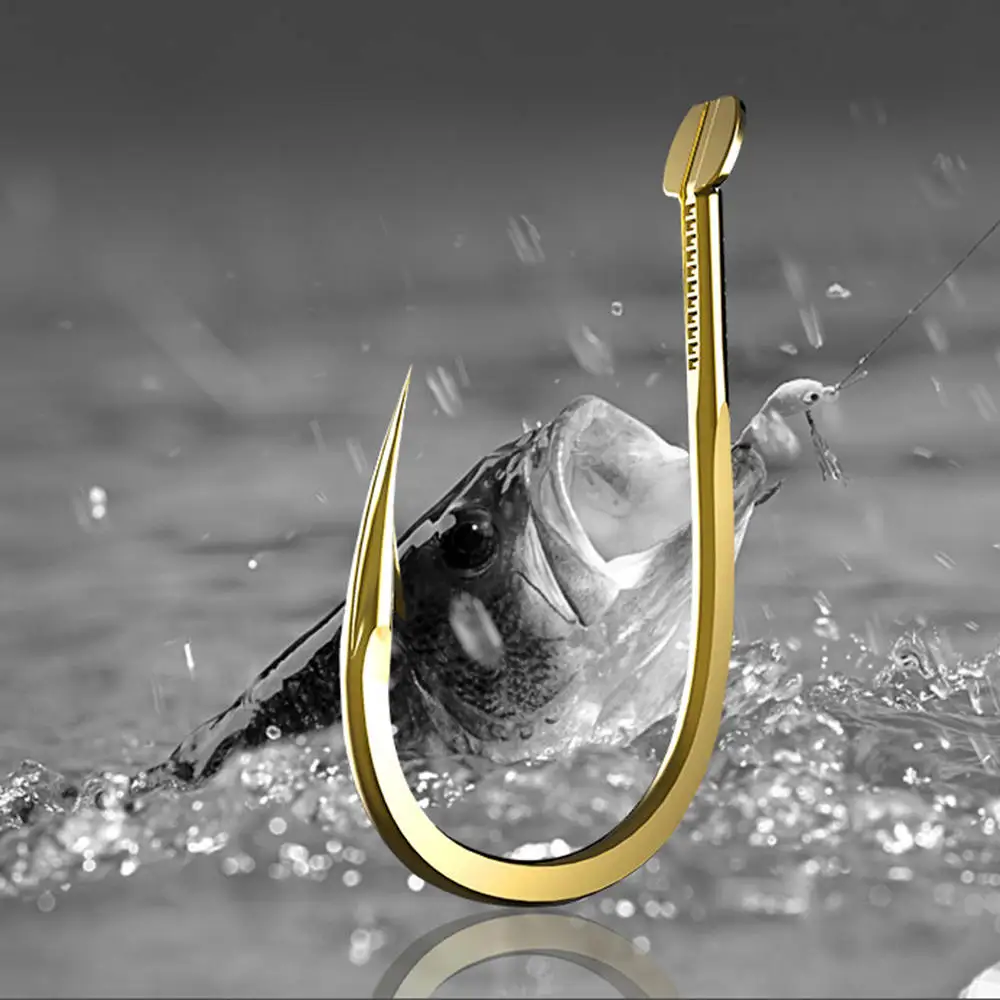 30 шт. рыболовные крючки из высокоуглеродистой стали 7 #-13 # | Спорт и развлечения