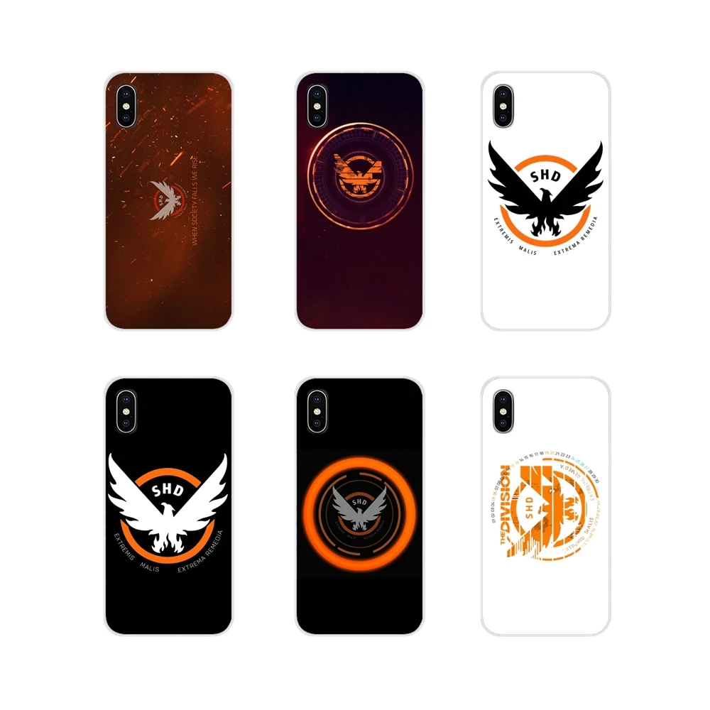 Силиконовый чехол для Apple iPhone X XR XS 11Pro MAX 4S 5C SE 6 S 7 8 Plus ipod touch 5 Tom Clancy's The Division SHD