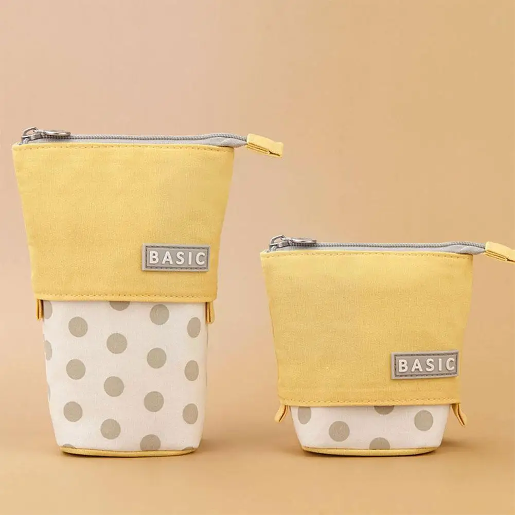 

Выдвижной карандаш, школьные канцелярские принадлежности, точка хранения, кавайная Вертикальная ручка, милые волнистые подарки, сумка для ...