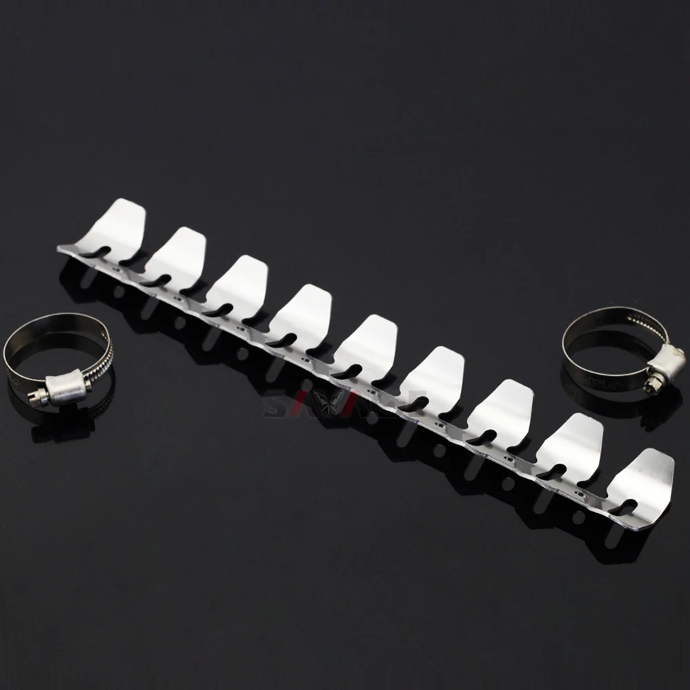 Универсальный защитный чехол для выхлопных газов защитная накладка мотоцикла