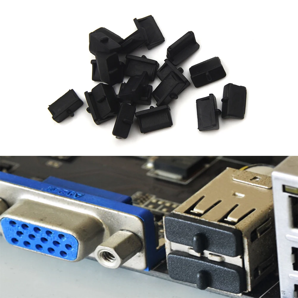 20 штук в наборе USB Порты и разъёмы Чехлы Пылезащитная заглушка зарядка через
