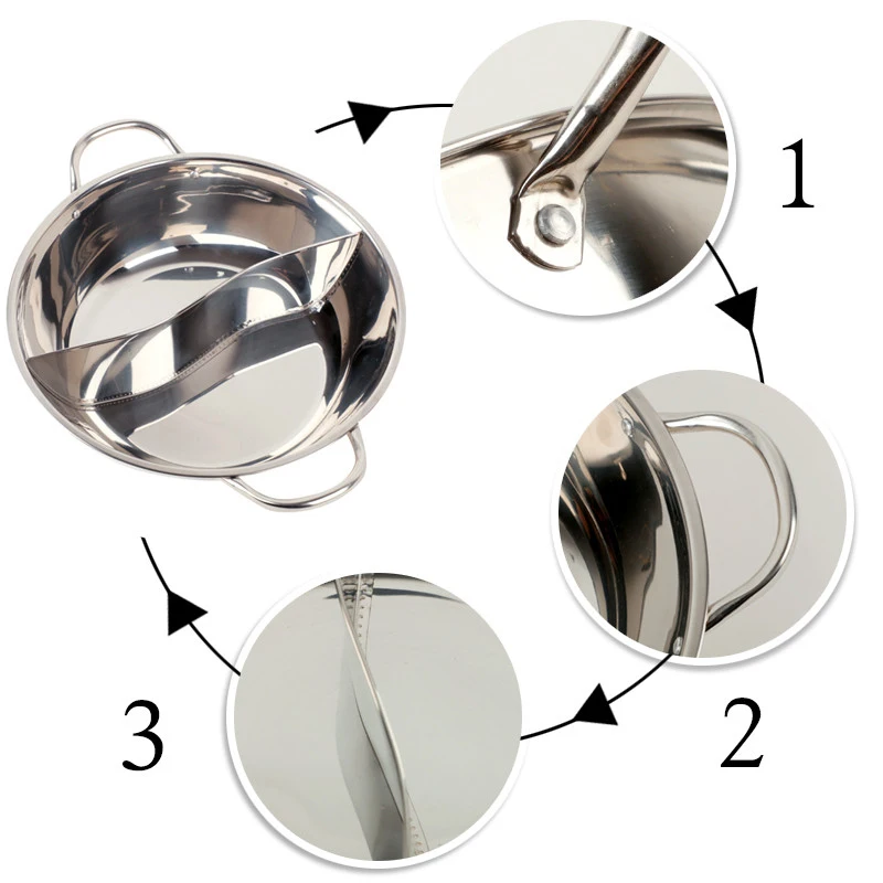 Инструменты для ресторана и кухни 30 см китайский традиционный горячий горшок из