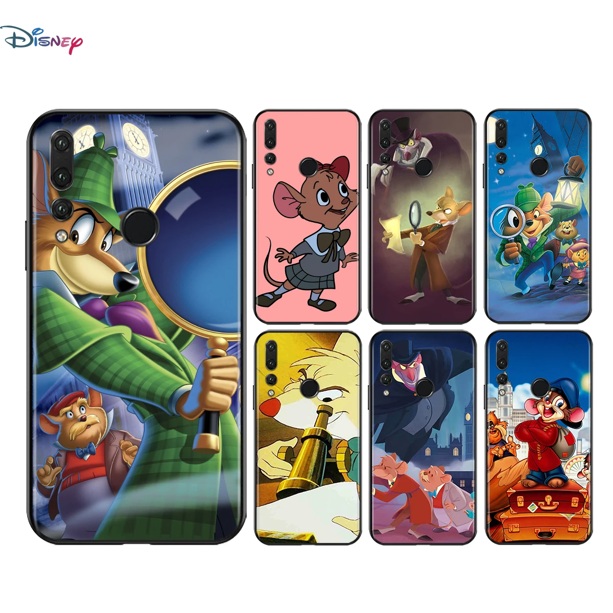 

Silicone Cover Great Mouse Detective For Honor V30 30i 10X 30S 9A 9S 9X 30 9C 20 S V20 10i 10 7C Pro Lite Phone Case