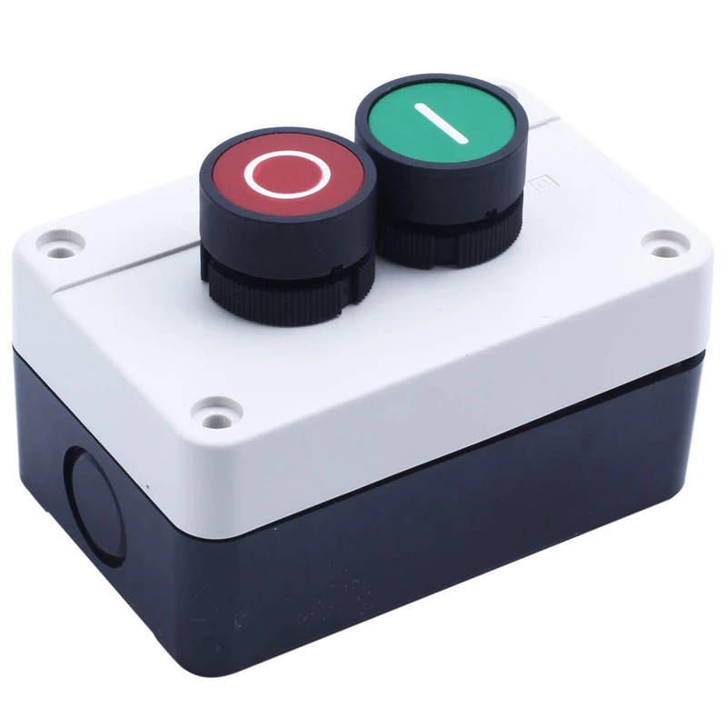 AC 600V 10A Momentary Red Green Sign NO NC Push Button Switch Station | Обустройство дома