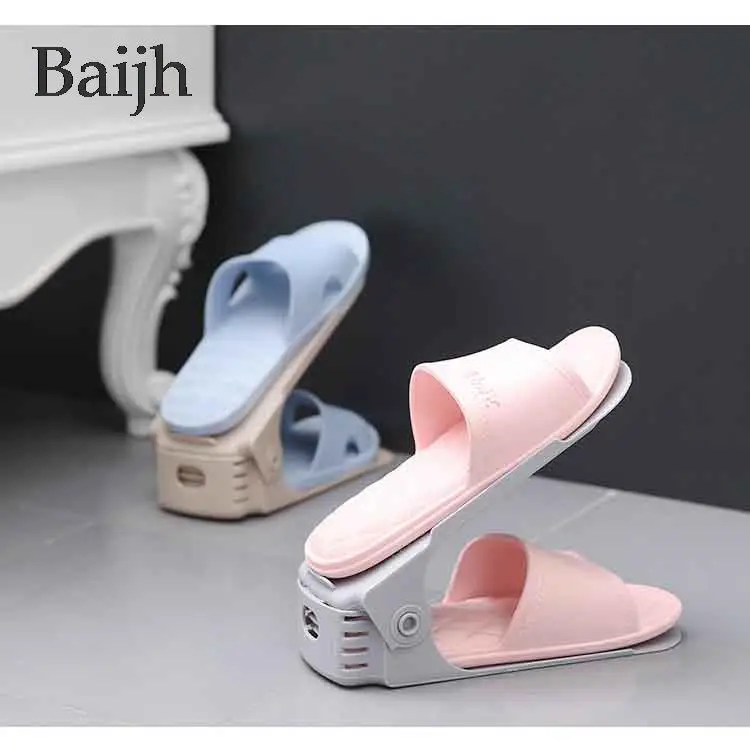 10 шт. Пластиковые регулируемые шкафы для хранения обуви | Дом и сад