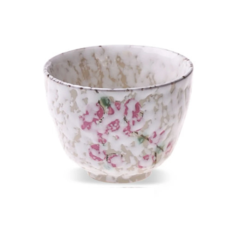 Винтажная керамическая чайная чашка с глазурью цветком креативные товары для