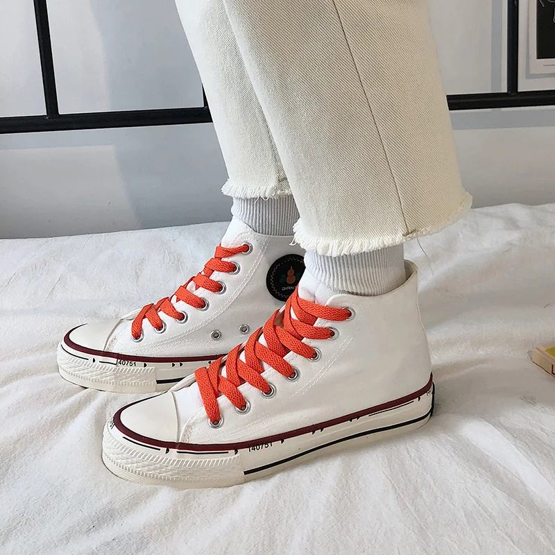 Женский Оранжевый Холст Спортивная обувь для женщин Туфли с подошвой из