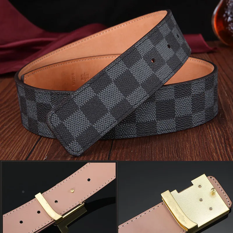 

Belt Men's New Brand Letters Buckle Designer Belts for Men Women Unisex Adult Faux