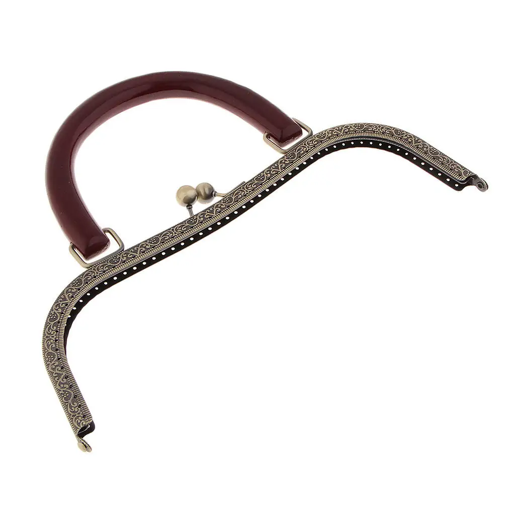 

Kiss Lock с металлической дугой и деревянной ручкой для изготовления сумок