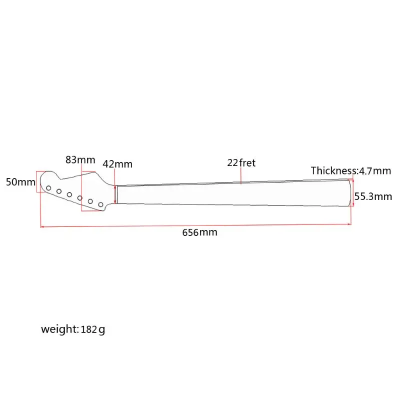 

1 Pc Transparent Acrylic Guitar Neck Ruler Scale Measuring Fretboard Frets Musical Instrument Parts Accessories