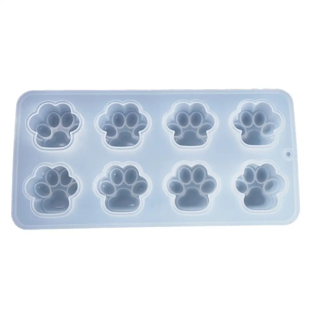Силиконовая форма в виде симпатичной собачьей лапы кубик льда мыло помадки