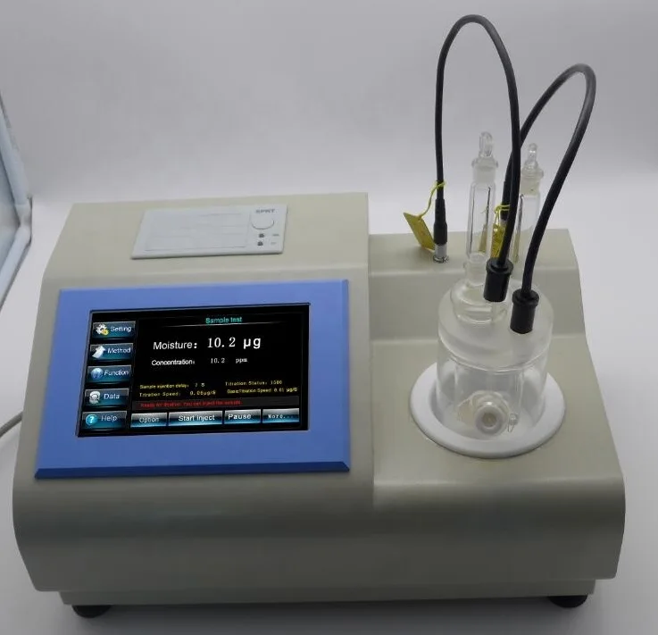 

Automatic Coulometric Karl Fischer Titrator for Water content Determination in Petroleum