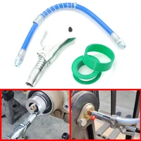 grease gun adapter hose kit lock coupler threaded quick release adapter connector 18 npt fitting max pressure 10000 psi