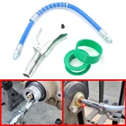 Комплект шлангов-адаптеров для смазочного ружья, резьбовой быстроразъемный переходник 18 дюйма, NPT фитинг, максимальное давление 10000 PSI