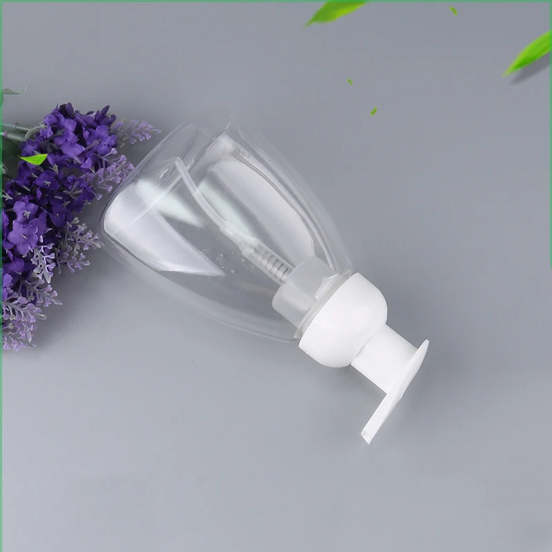300 мл прозрачные Пластик пенясь бутылка для жидкого мыла мусс точек розлива