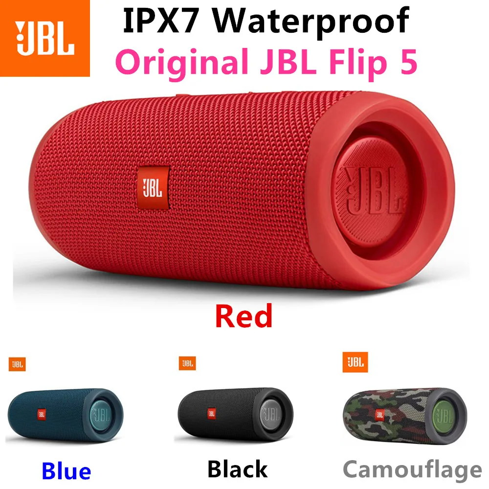 

100% оригинальный JBL Flip 5 Bluetooth-динамик, портативная IPX7 Водонепроницаемая беспроводная уличная стерео музыка с басами JBL FLIP5