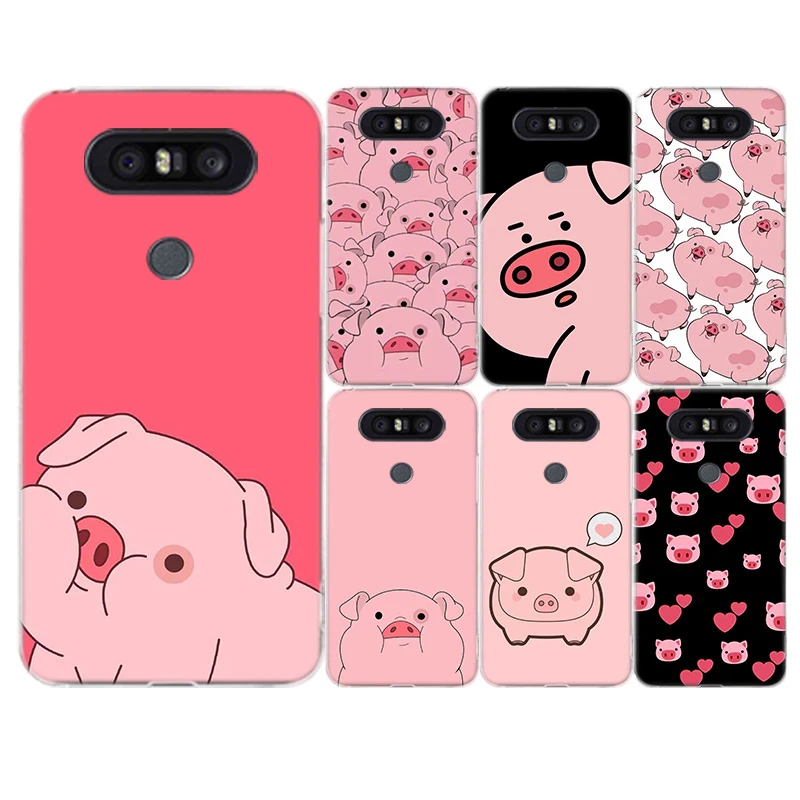 Свинья животного Мягкий ТПУ чехол с полной защитой силиконовый для телефона LG G8s