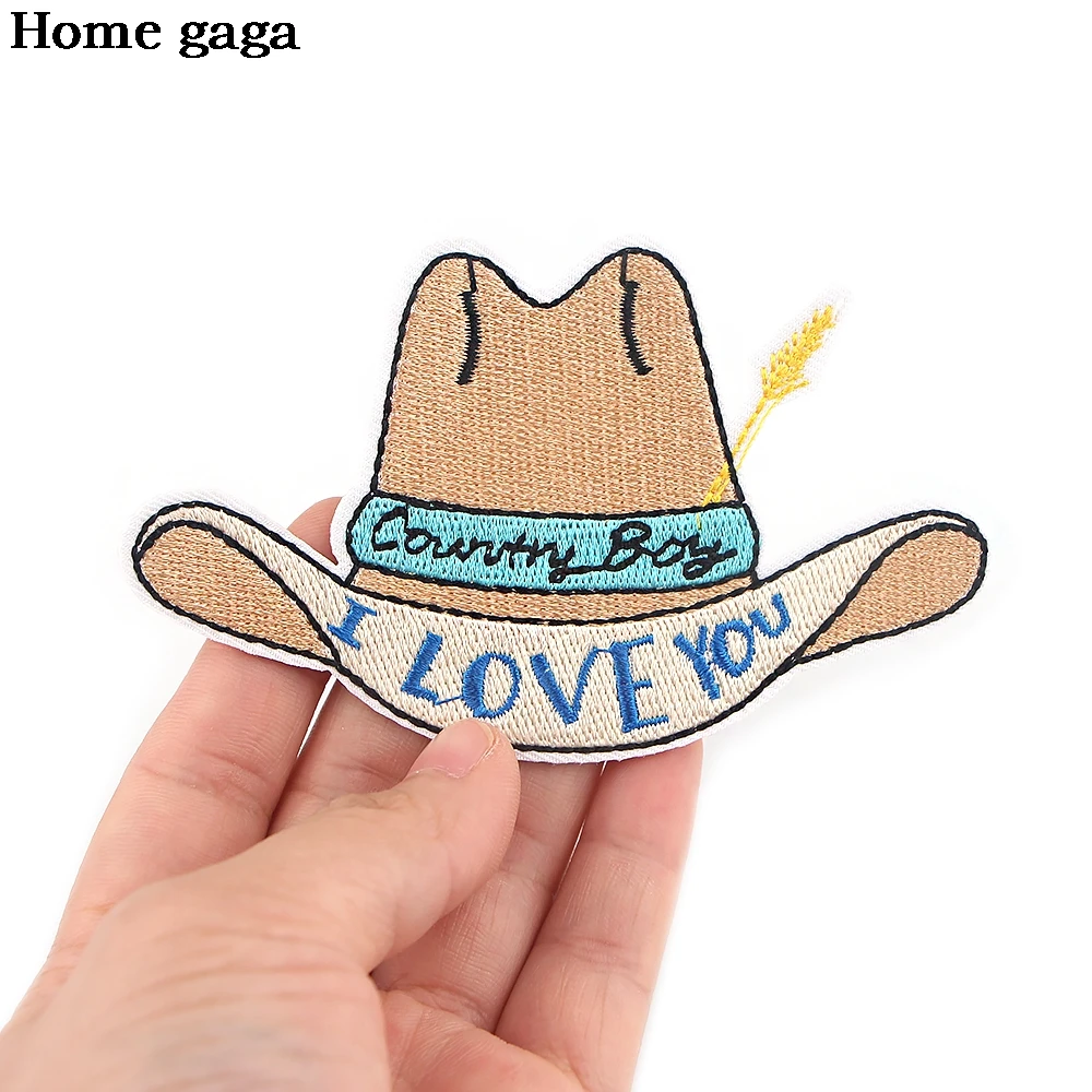 

D2953 Homegaga DIY Dress Embroidery Punk Hat Patch Applique Ironing Clothes Sewing Supplies Decorative Badges Patches