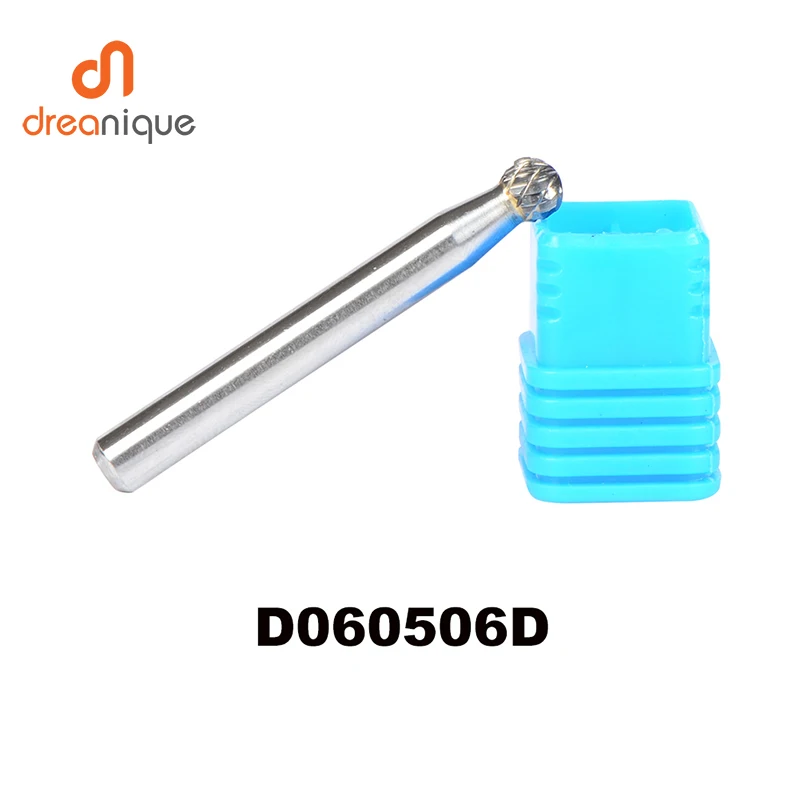 

5pcs/lot D060506 ball head 6*5mm carbide rotary burr file cutter grinding and abrasive tools milling bits burs bur