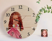 personalized princess caricature of authentic wooden pallet saat 2
