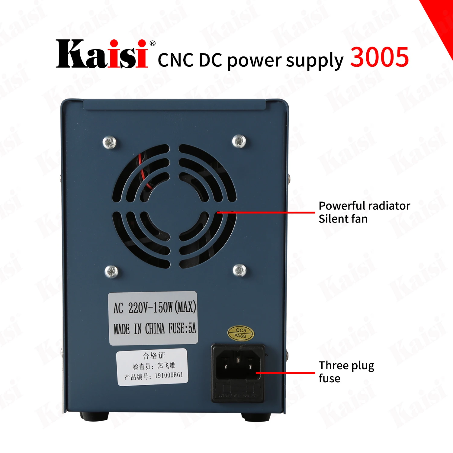 Kaisi 3005 30V 5A цифровой настраиваемый источник питания постоянного тока