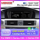 Автомобильный мультимедийный плеер, Android 10, 8 ядер, 4G + 64 ГБ, 4G LTE, GPS-навигация, для BMW Series 5, E60, E61, E62, E63, E90, E91, E92, CCC, CIC, Wi-Fi