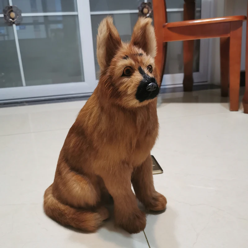 Имитация собаки модель животного украшение волк собака статическая для гостиной