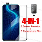 Полноэкранное Защитное стекло для Huawei Honor X10, 50 Lite, 9A, 9C, 8X, 9X, стекло для Huawei Y9s, Y6s, Y7P, P30 Lite, закаленное стекло