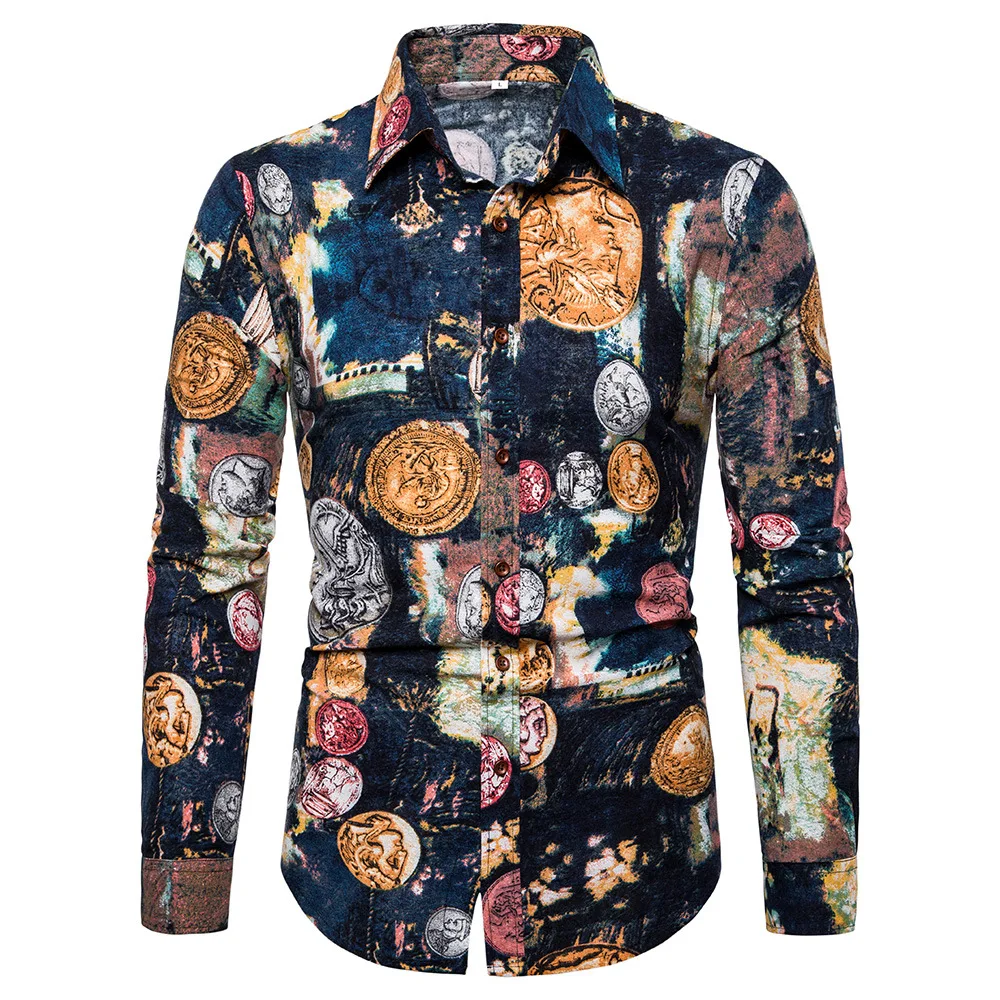 Весна и осень новый узор квадратный вырез культивировать себя Мода Лист Печать