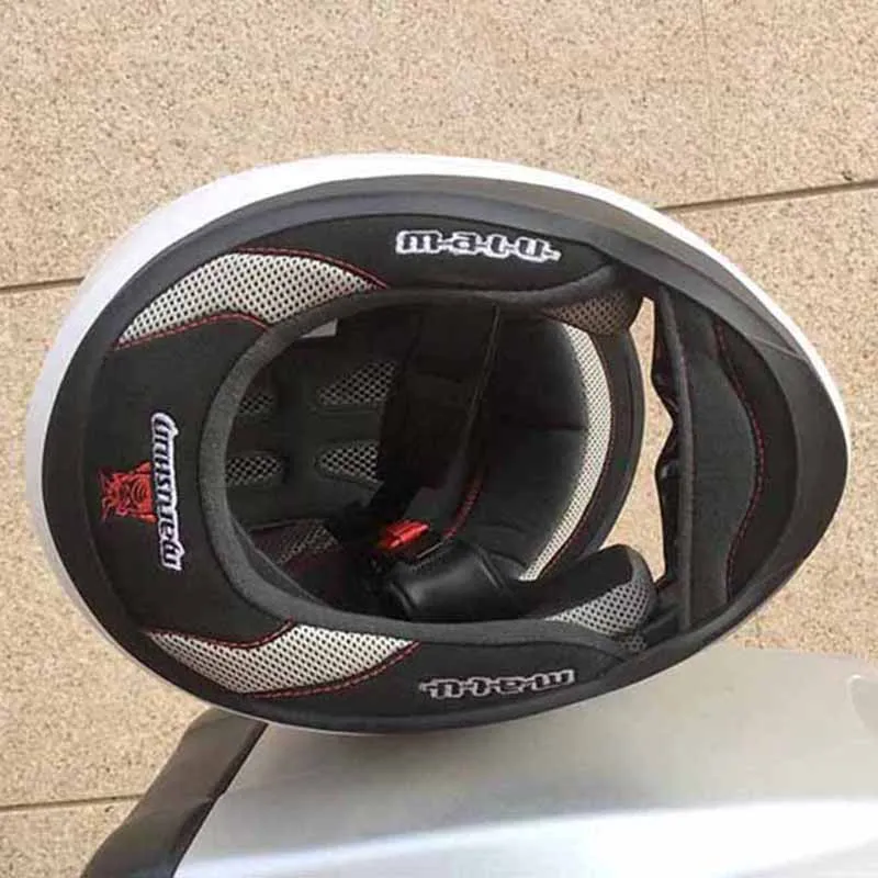 Мотоциклетный шлем безопасный на все лицо с одним козырьком для гонок |