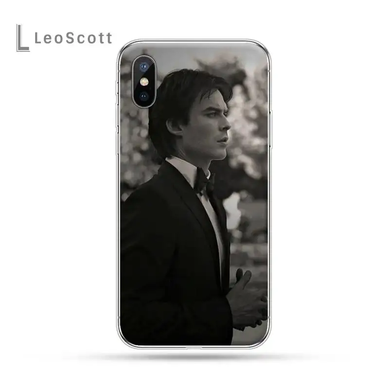 

The Vampire Diaries Stefan Damon Salvatore luxury Phone Case shell for iPhone 11 12 pro XS MAX 8 7 6 6S Plus X 5S SE 2020 XR