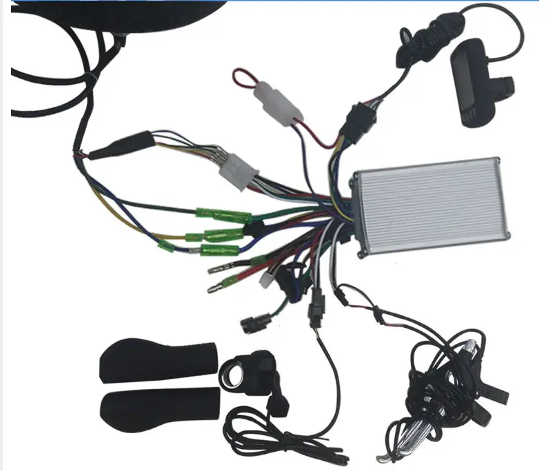 8 дюймов 48V 1000W электрический велосипед мотор комплект с толстыми покрышками 200*81 8''wheel бесщеточный Беззубик мотор для центрального движения Байк, способный преодолевать Броды колеса с аксессуар