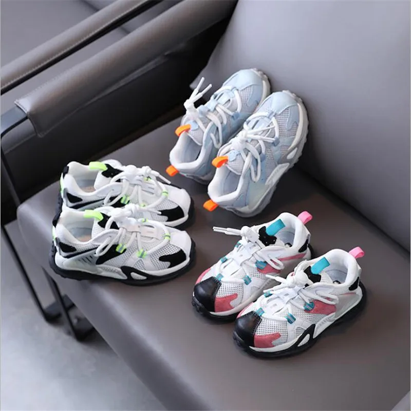 

Children Basketball Boys Shoes Soft Bottom Anti-Slip Football Running Shoes Breathable Sports Loafers Kids Shoes Casual Sneakers