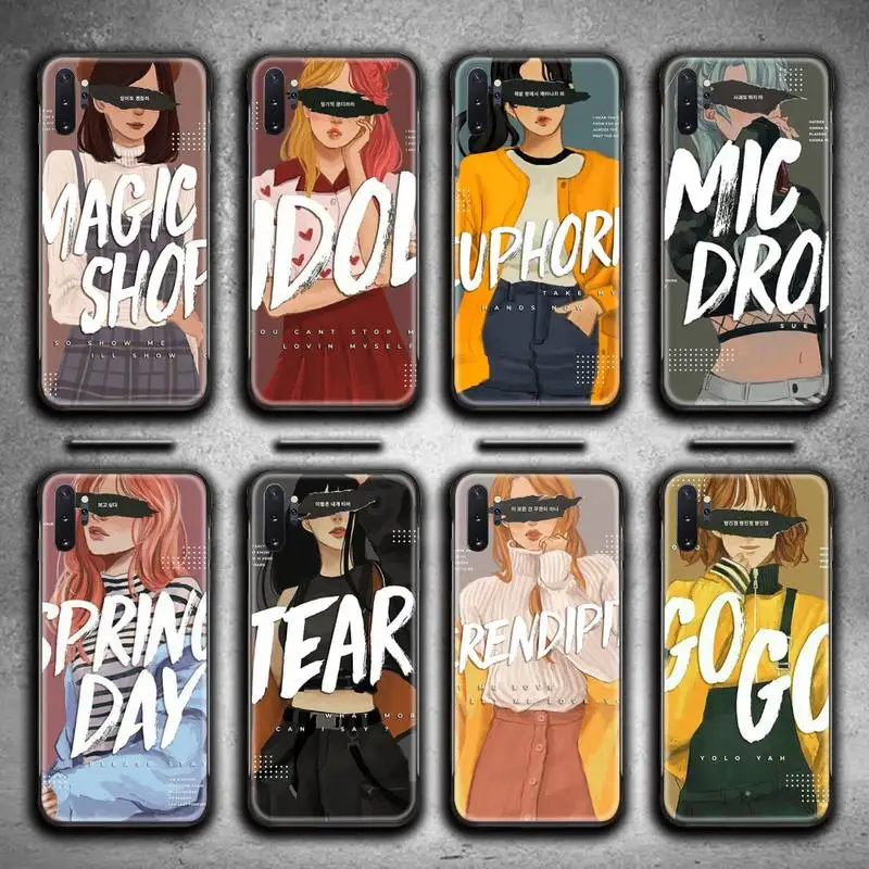 Чехол Pepakomi Bts для телефона Samsung Galaxy Note20 ultra 7 8 9 10 Plus lite M51 M21 M31S J8 2018 Prime | Мобильные
