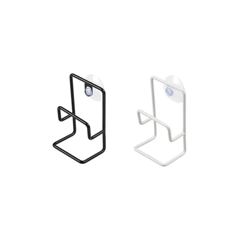 

1pc Metal Suction Cup Sink Drain Rack Wall Sucker Sponge Storage Drying Holder Kitchen Sink Soap Stand Dish Cloth Organizer